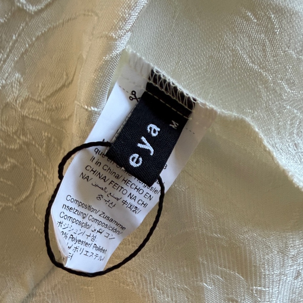 EYA Ivory Textured Halter Dress - Picture 2 of 2